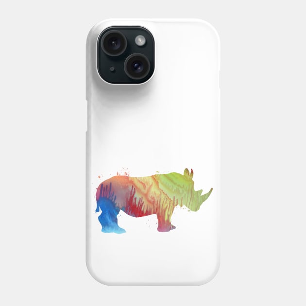 Rhino Phone Case by TheJollyMarten