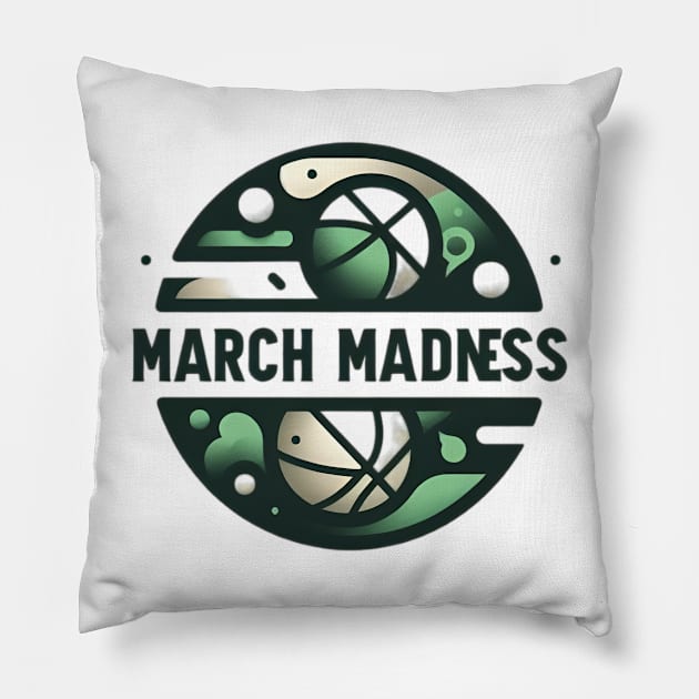 march madness competition Pillow by CreationArt8