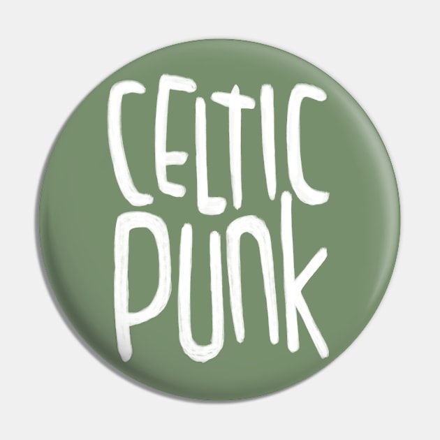 Irish Music, Celtic Punk Pin by badlydrawnbabe