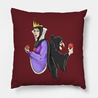 Two sides of the Queen- no background Pillow