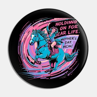 Holding on for dear life mother's day Mom | Mother's day | Mom lover gifts Pin