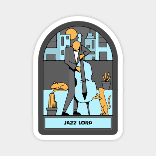 Jazz Lord (version 1) Magnet