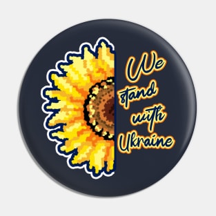 We stand with Ukraine Pin