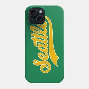 Seattle Sports Jersey Style Font Phone Case