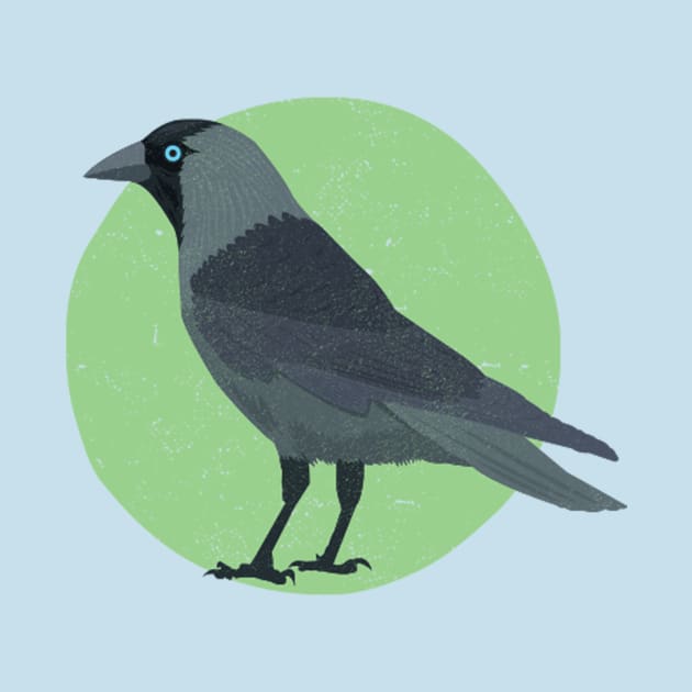 Jackdaw by threeblackdots