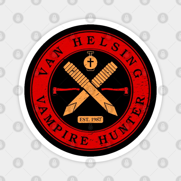 Van Helsing Vampire Hunter Magnet by nickbeta