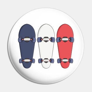 France Skateboards Pin