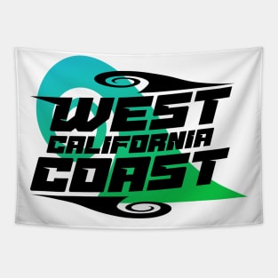 West coast california surf summer surfer Tapestry