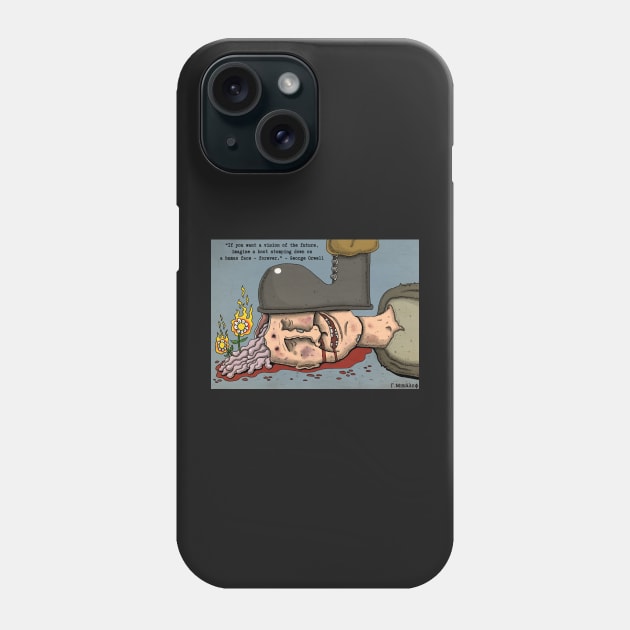 George Orwell 1984 Phone Case by micalef