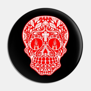 HomeSchoolTattoo Sugarskull Pin