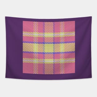Pink pattern Scottish tartan Tapestry