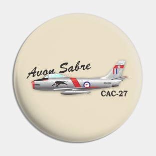 CAC-27 Avon Sabre Pin