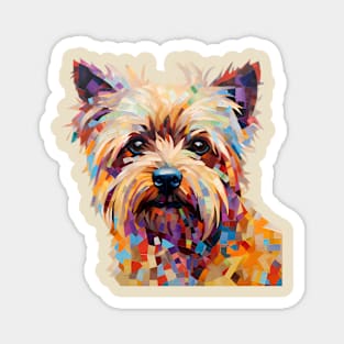 Cairn Terrier art Magnet