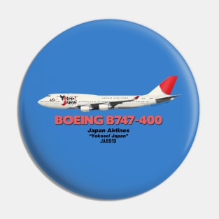 Boeing B747-400 - Japoan Airlines "Yokoso! Japan" Pin