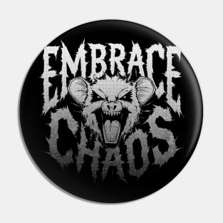 Possum Embrace Chaos, 90s Inspired Pin