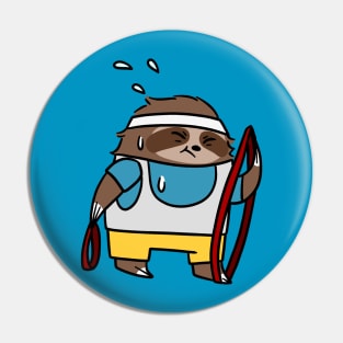 Sloth with resistance Bands Pin