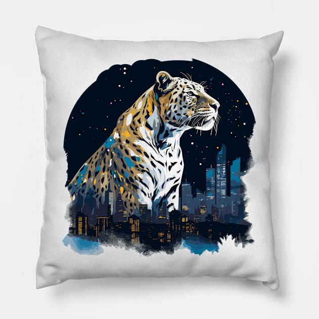 Tiger Predator Animal Beauty Nature Wildlife Discovery Pillow by Cubebox