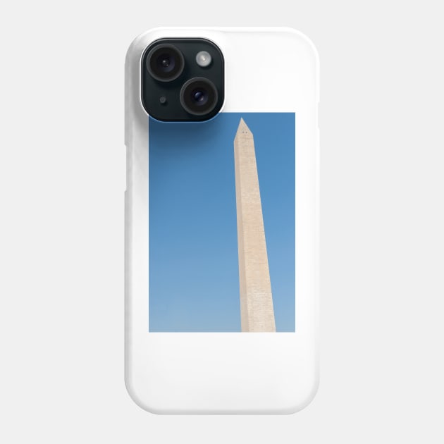 Washington Monument tall obelisk in National Mall Phone Case by brians101