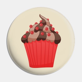 Chocolate Cupcake Pin