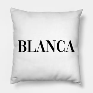 Blanca - Pose Pillow