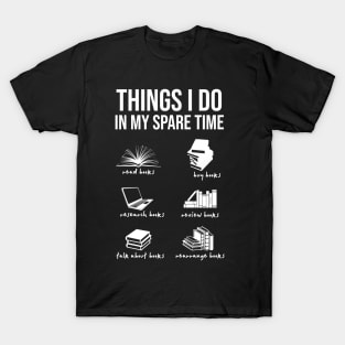 Things I Do In My Spare Time Fishing Men Vintage Fishing T-shirt