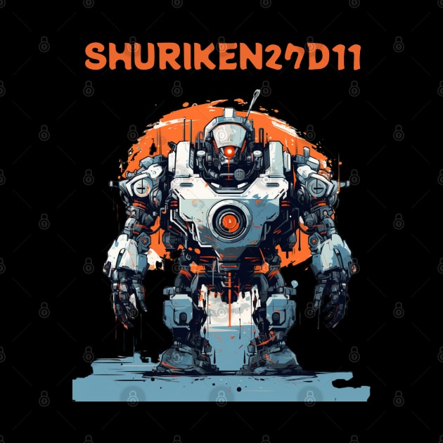 Futuristic Combat Robots Names of Power Shuriken 27D11 by FrogandFog