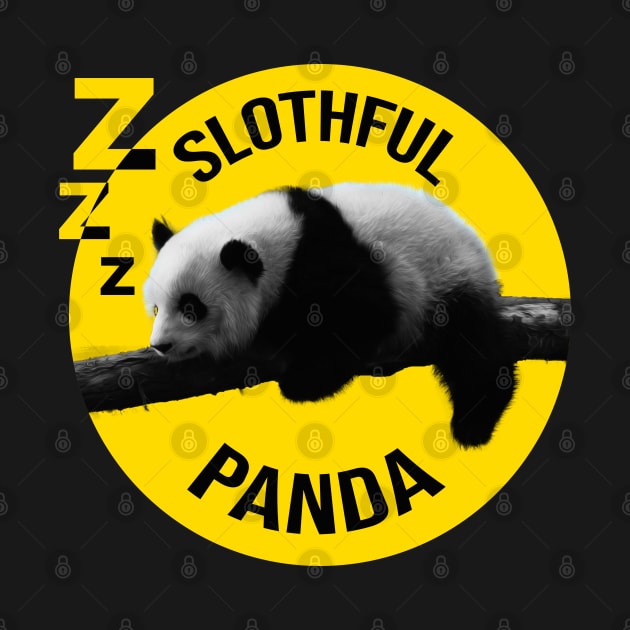 Cute Slothful Panda - lazy panda by SOF1AF