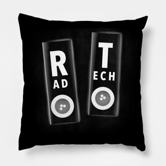 Rad Tech Markers Pillow by LaughingCoyote