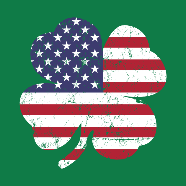 American Flag Shamrock by MikesTeez