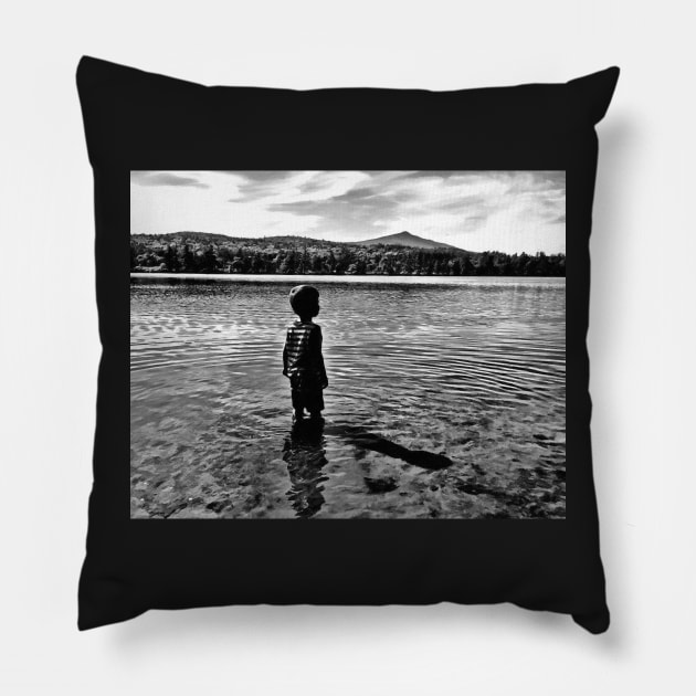 Childhood On The Pond Pillow by cannibaljp