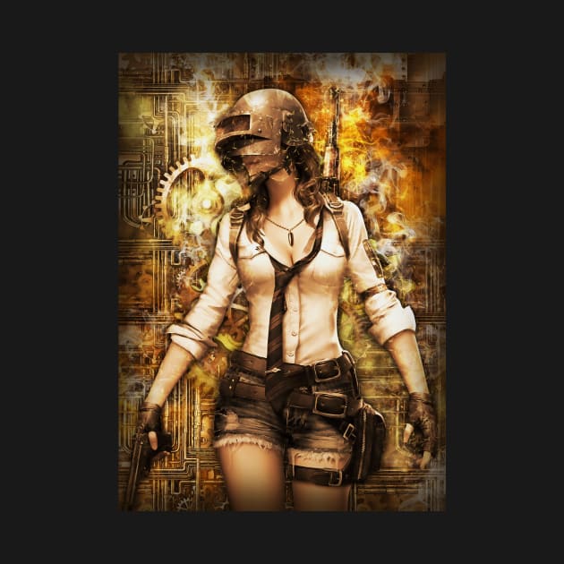 Pubg girl steampunk by Durro