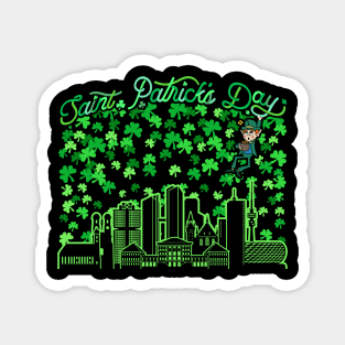 Saint Patrick's Day Munich Germany Magnet