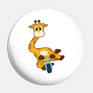 Giraffe Bicycle Pin