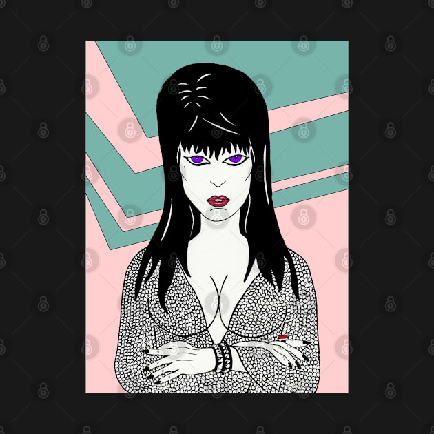 80s Elvira by geekykitty