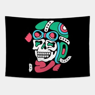 Skull pilot Tapestry