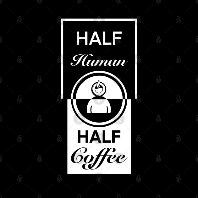 Half human half coffee by Arnond