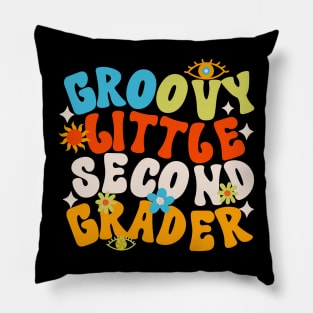 Groovy Little SECOND Grader First Day of School Pillow