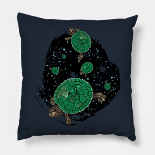 Space turtles Pillow