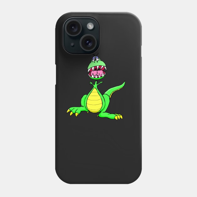 Dinosaur Phone Case by linesdesigns