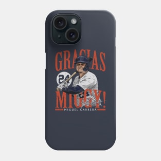 Miguel Cabrera Detroit Gracias Miggy Phone Case