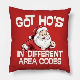 Got Ho's in different area codes Pillow