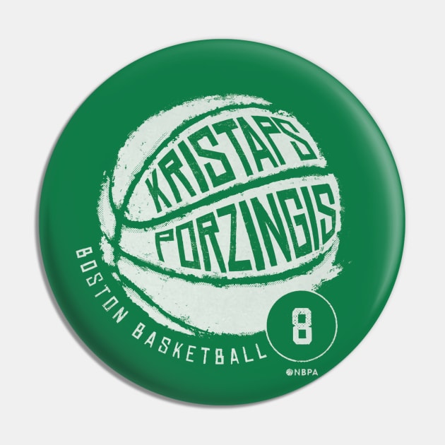 Kristaps Porzingis Boston Basketball Pin by TodosRigatSot