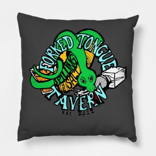Forked Tongue Tavern Pillow
