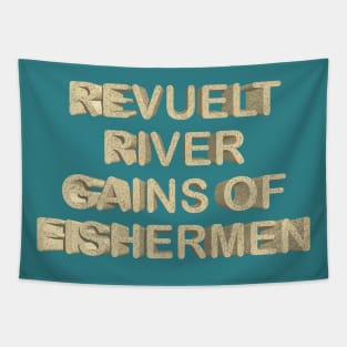 Revuelt river gains of fishermen Tapestry