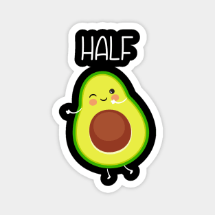 Better Half Avocado Couple Matching Magnet