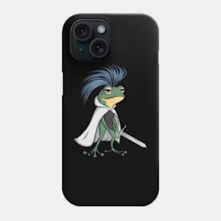 A stylized frog with an eye-catching hairstyle(2) Phone Case