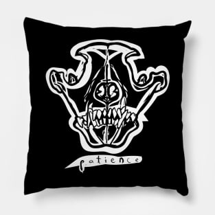 Wolf Skull Patience Pillow