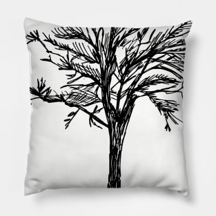 Tree T-shirt Pillow