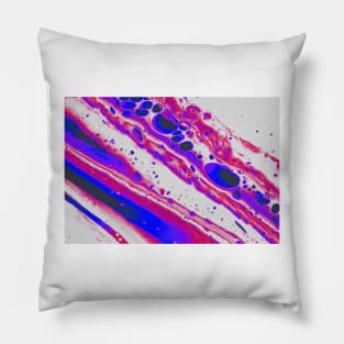 Abstract Watercolor Swirl Pillow