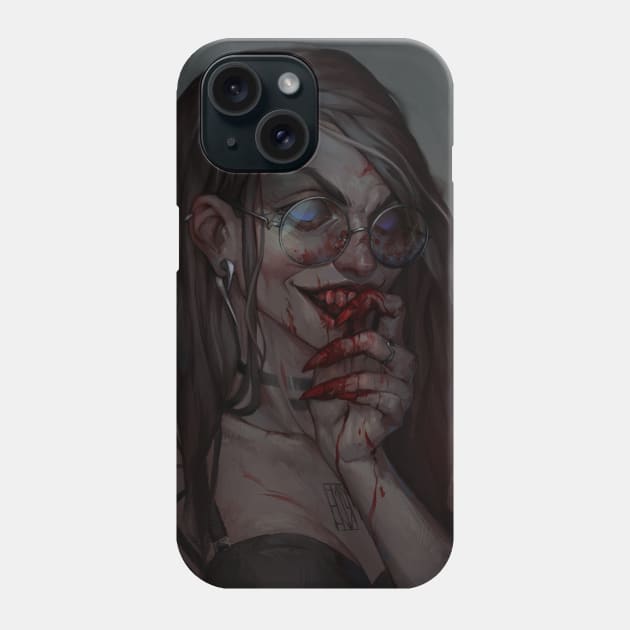 Zombie girl Phone Case by Emilyena